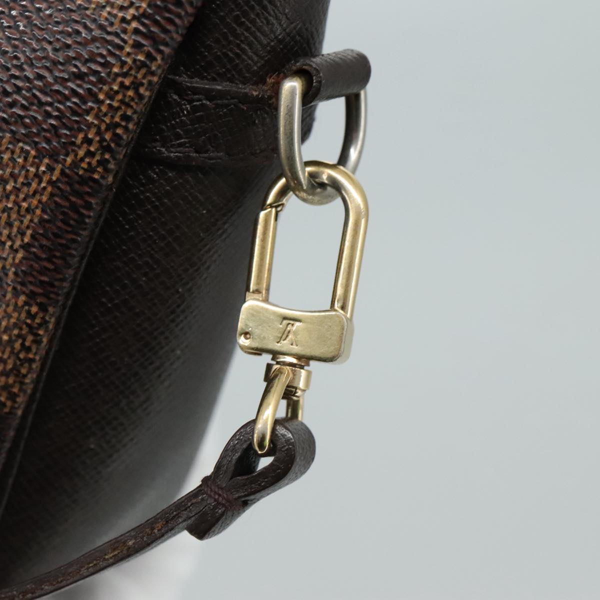 Louis Vuitton Trousse Makeup Brown Canvas Clutch Bag (Pre-Owned)