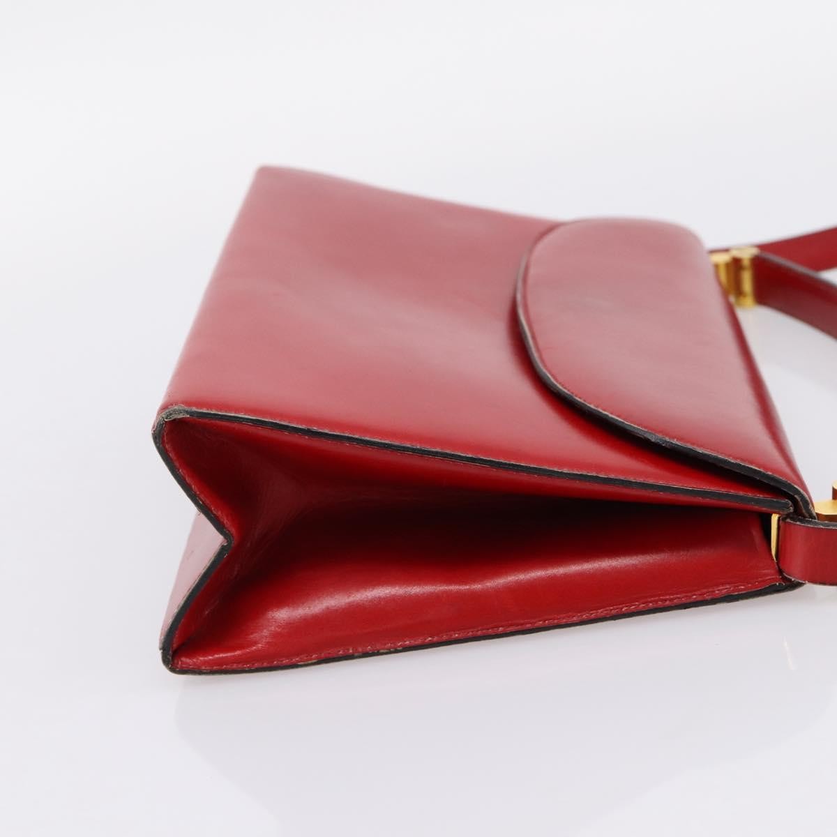Christian Dior Handbag Leather Red Leather Handbag (Pre-Owned)