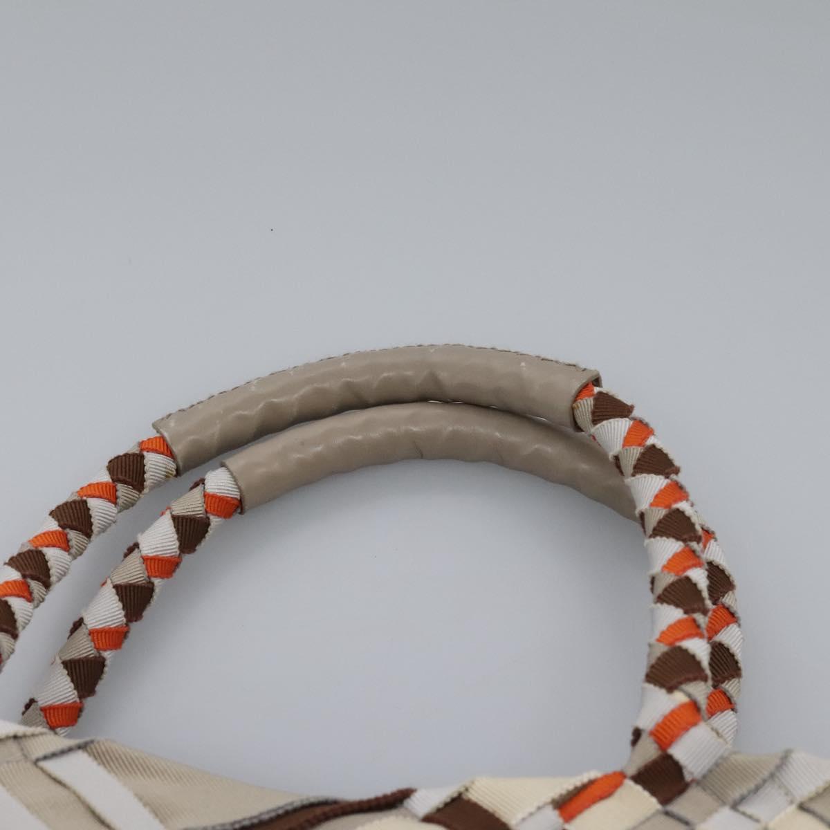Salvatore Ferragamo Woven Multicolour Canvas Tote Bag (Pre-Owned)