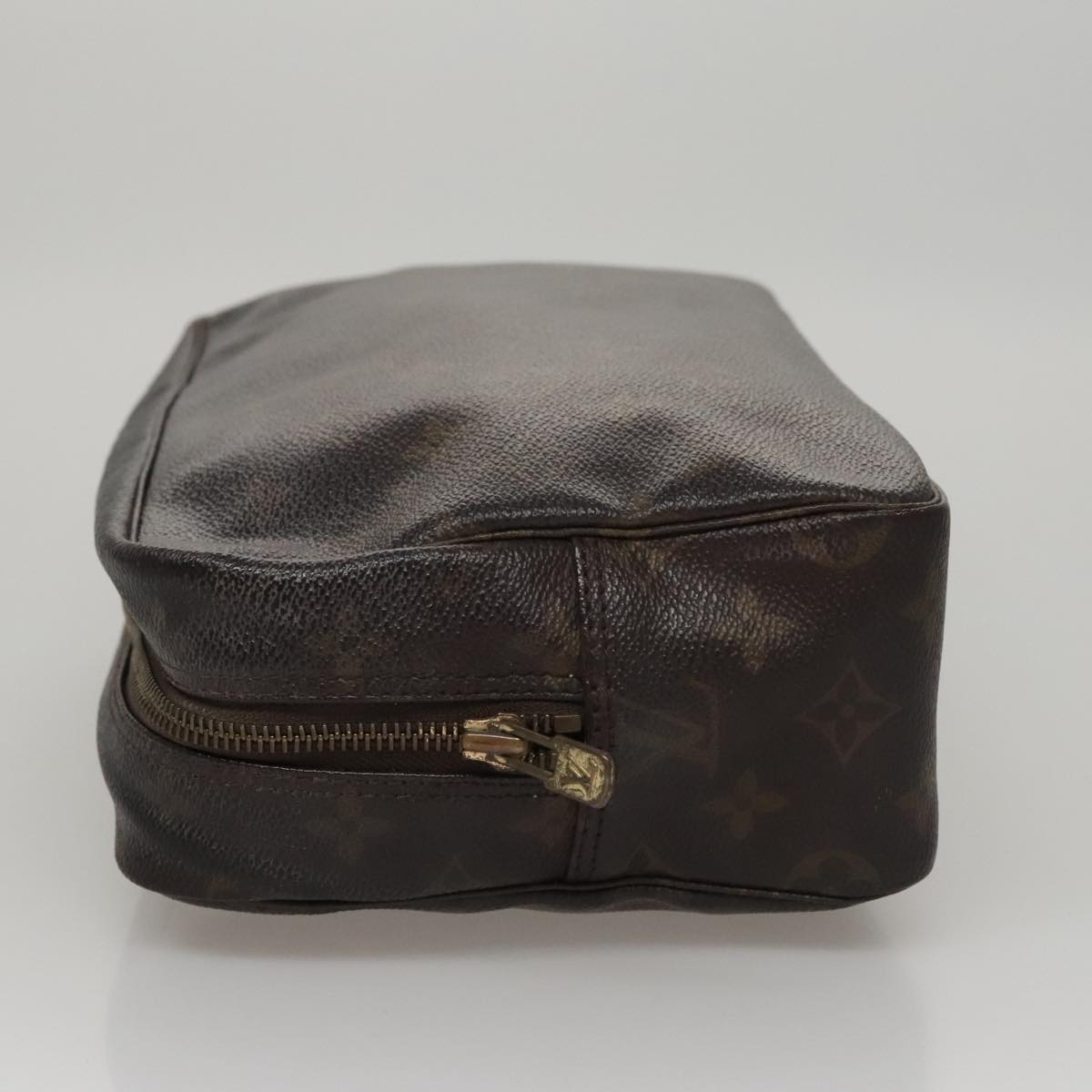 Louis Vuitton Trousse Toilette 28 Brown Canvas Clutch Bag (Pre-Owned)
