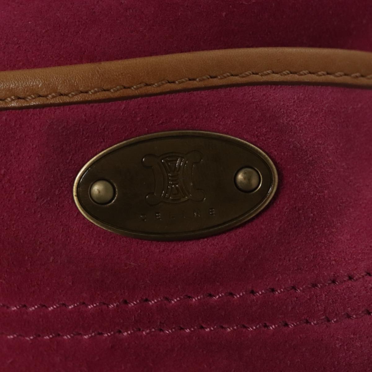 Céline Boogie Pink Canvas Handbag (Pre-Owned)