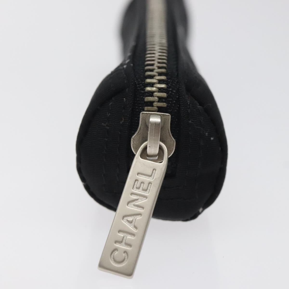 Chanel Travel Line Black Nylon Wallet  (Pre-Owned)