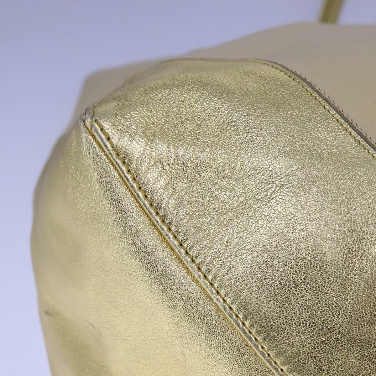 Céline Cabas Beige Leather Tote Bag (Pre-Owned)