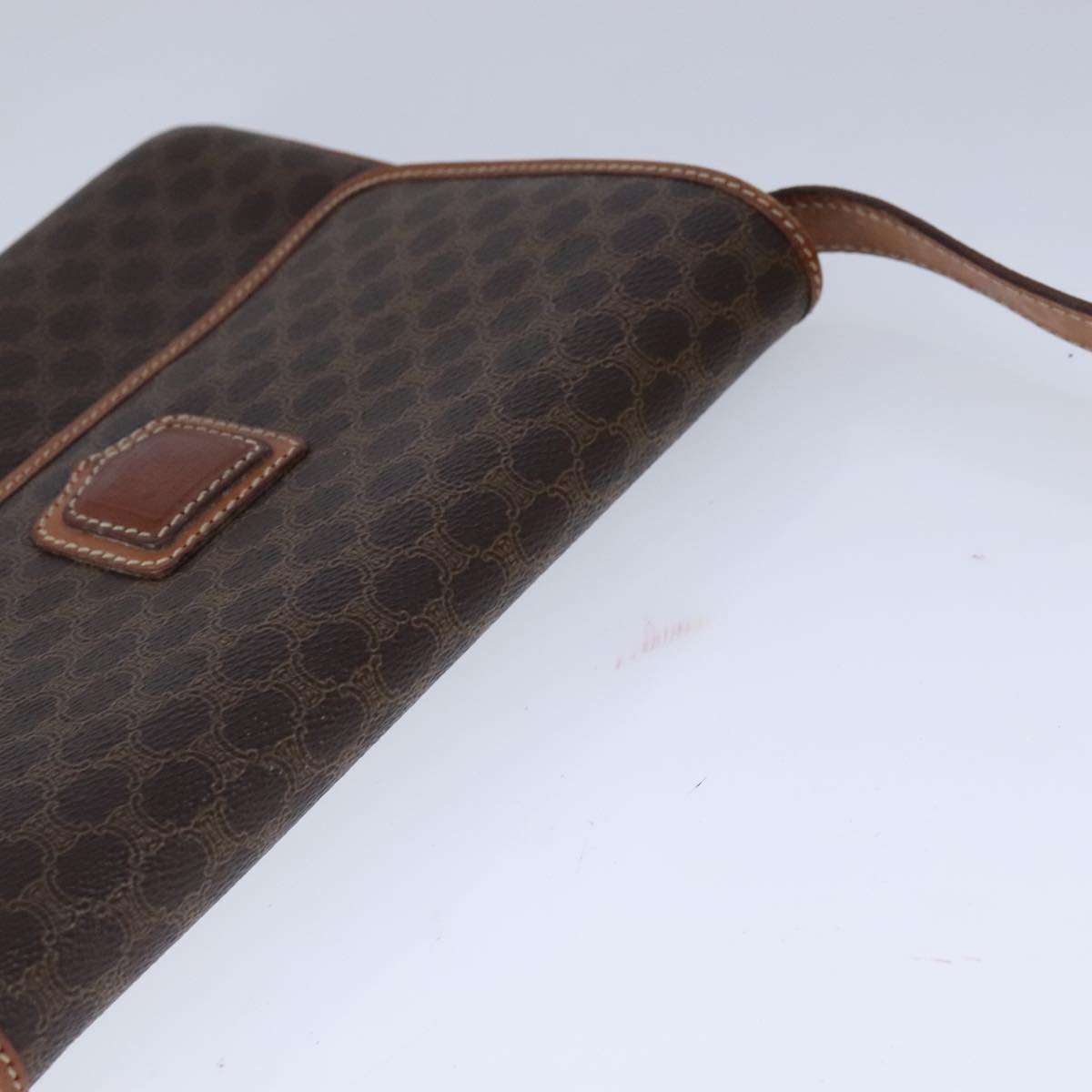 Céline Macadam Brown Canvas Shoulder Bag (Pre-Owned)