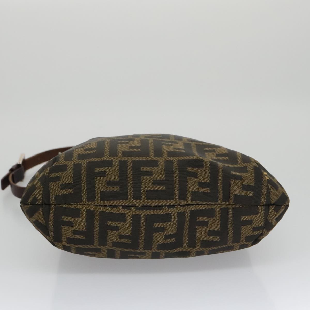 Fendi Hobo Brown Canvas Shoulder Bag (Pre-Owned)