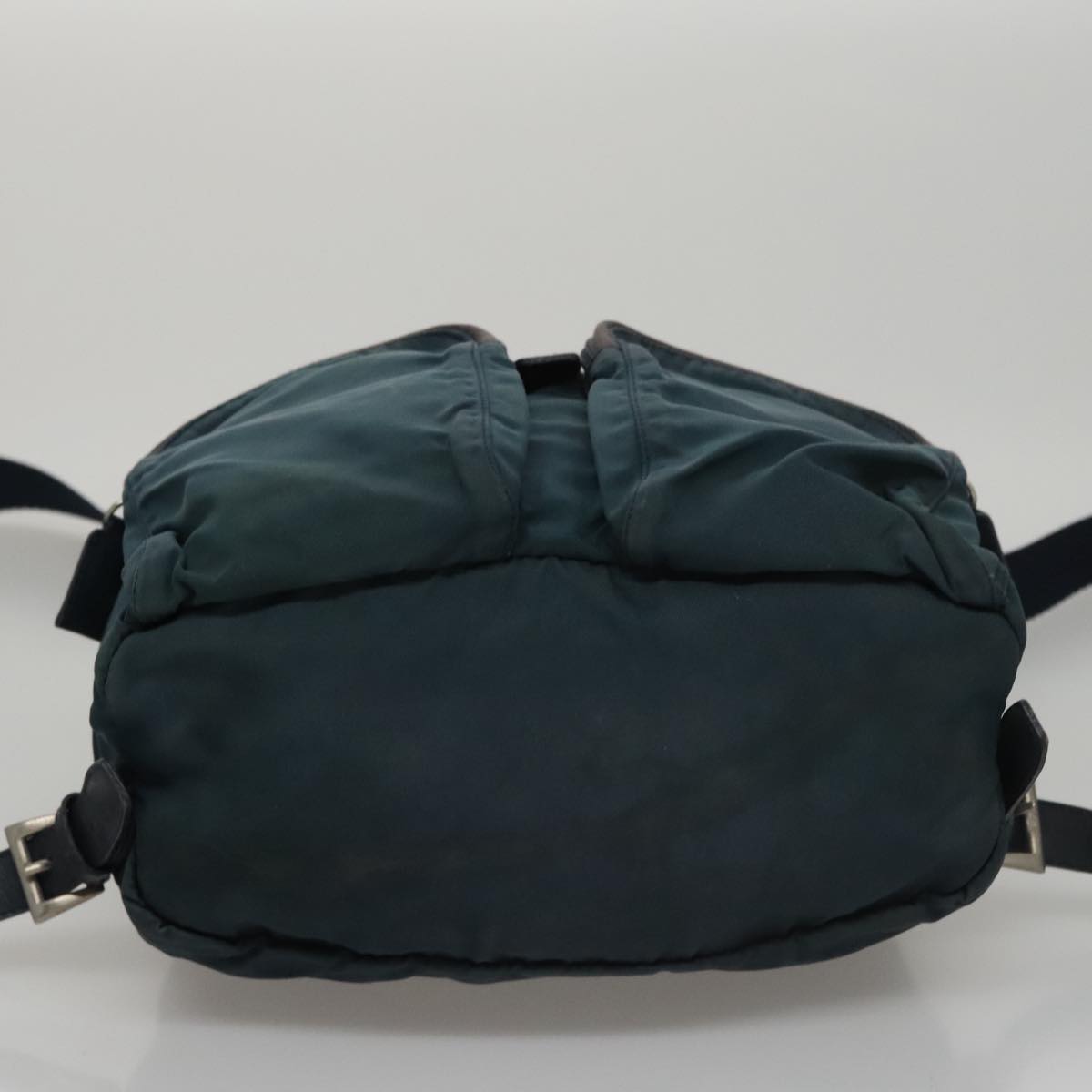 Prada Vela Khaki Synthetic Backpack Bag (Pre-Owned)