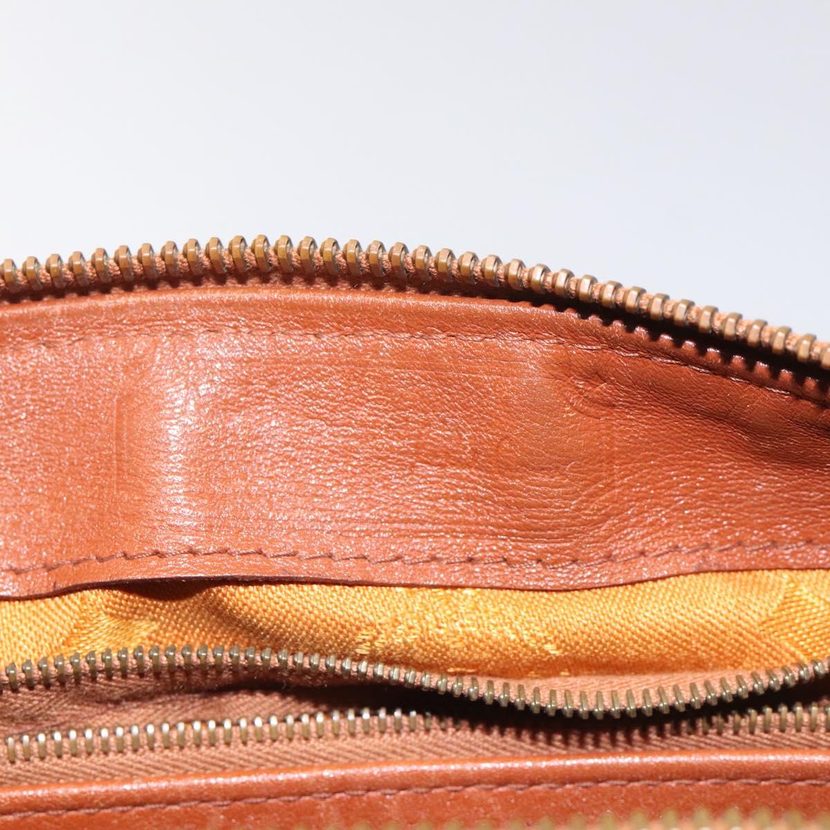 MCM Visetos Brown Canvas Handbag (Pre-Owned)