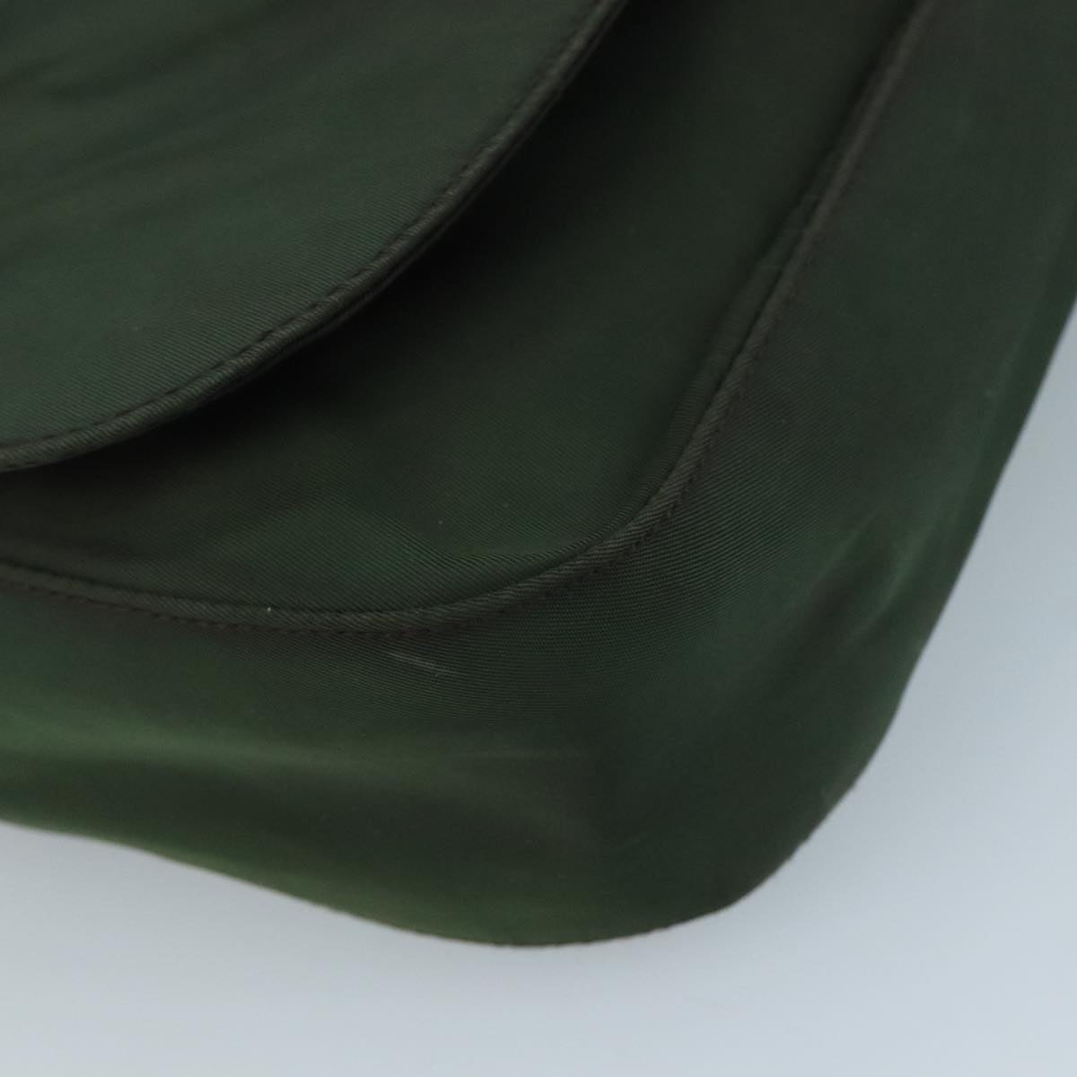Prada Re-Nylon Khaki Synthetic Shoulder Bag (Pre-Owned)