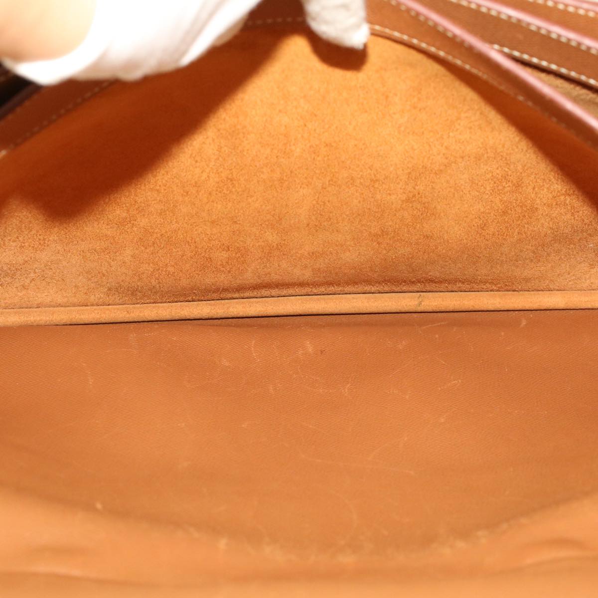 Hermès -- Brown Leather Briefcase Bag (Pre-Owned)