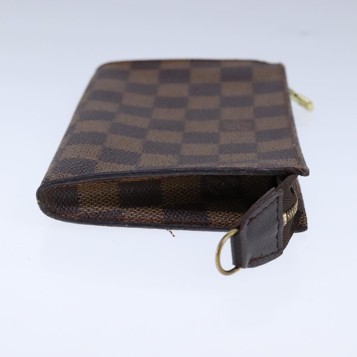 Louis Vuitton Pochette Accessoire Brown Canvas Clutch Bag (Pre-Owned)