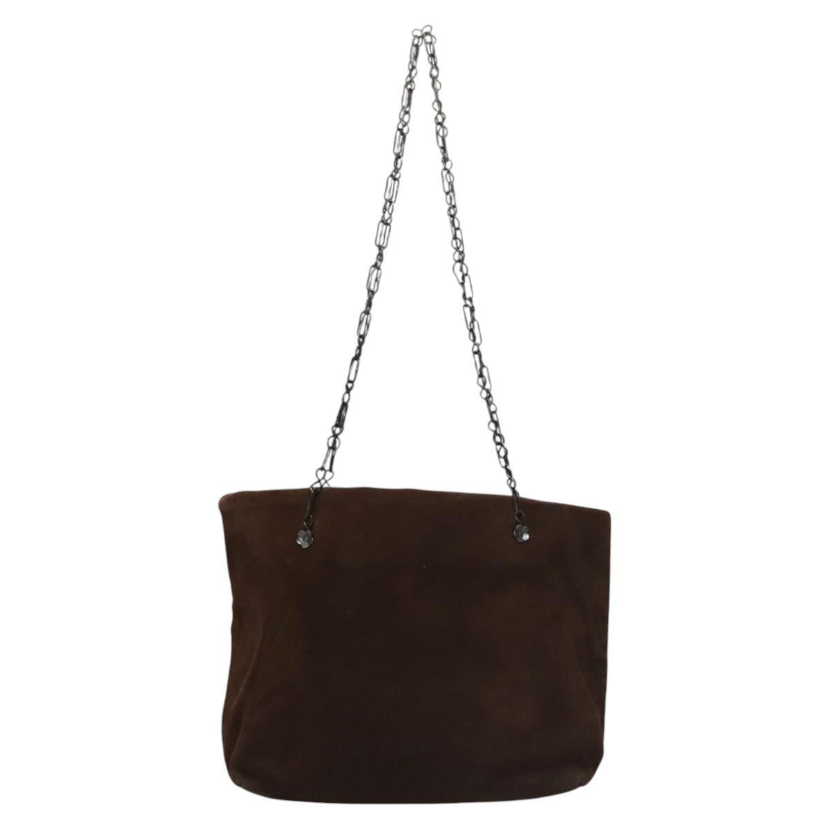 Prada Brown Suede Shoulder Bag (Pre-Owned)