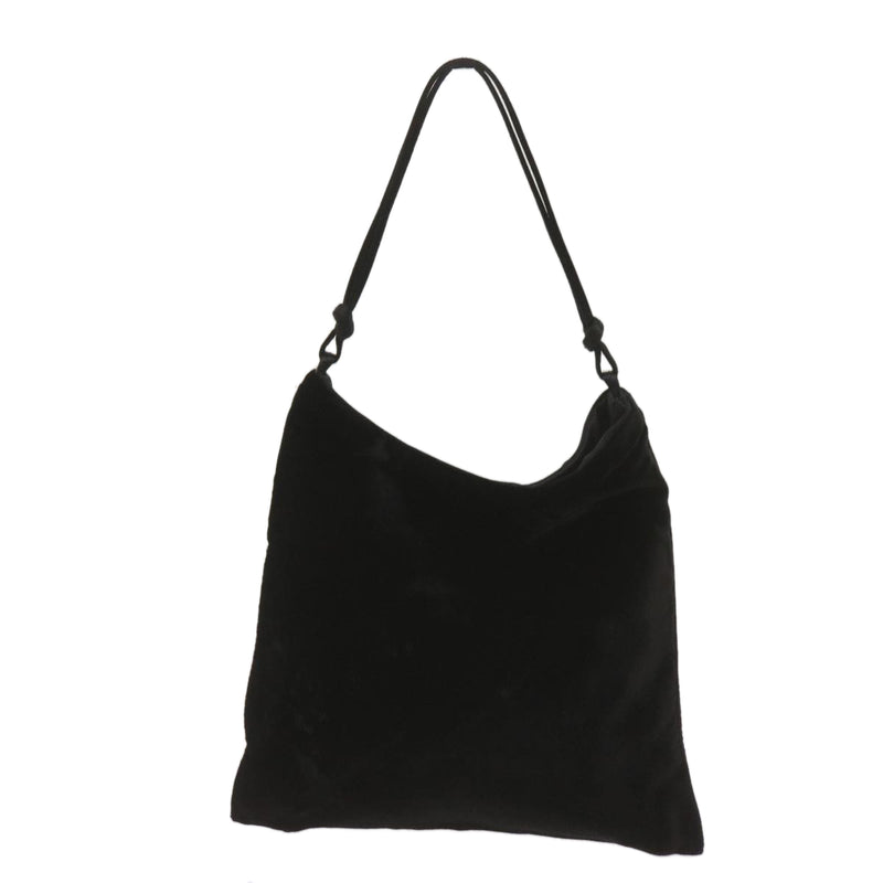 Prada -- Black Velvet Handbag (Pre-Owned)