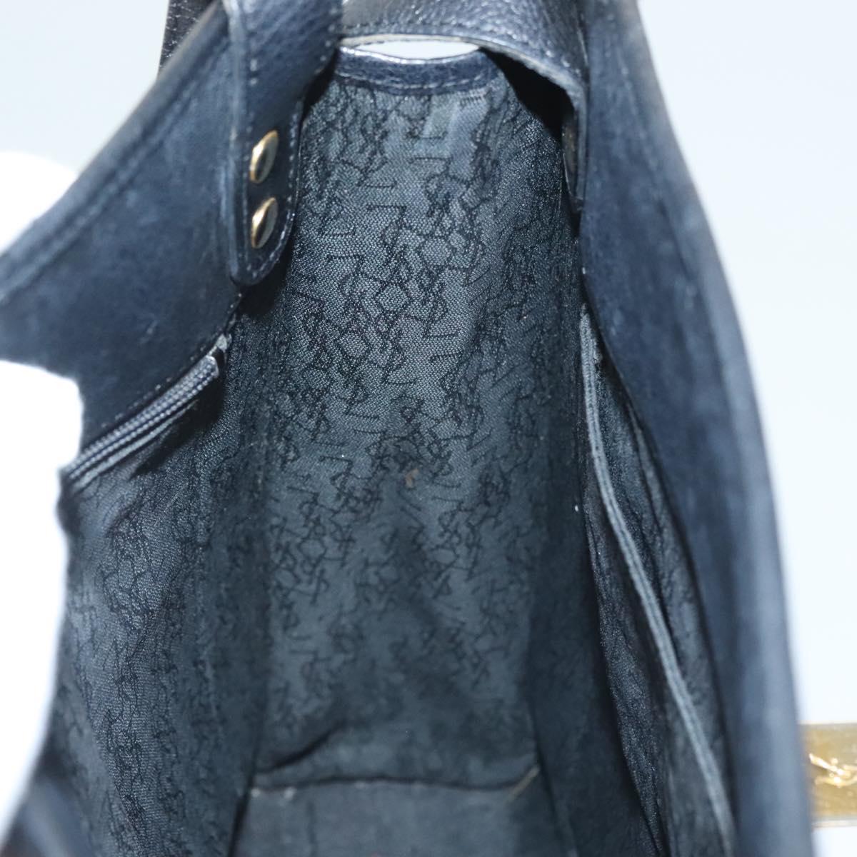 Yves Saint Laurent Black Leather Shoulder Bag (Pre-Owned)