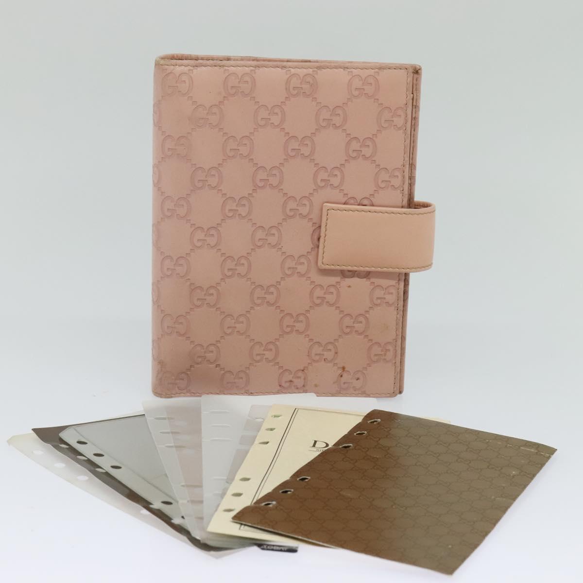 Gucci Couverture Agenda Pink Leather Wallet (Pre-Owned)