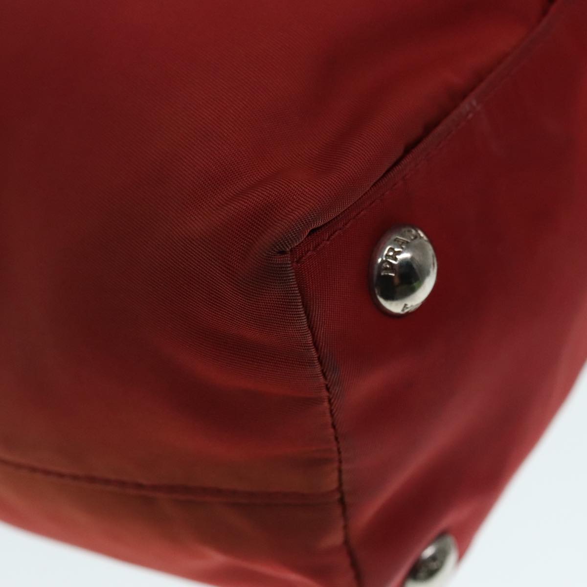Prada Tessuto Red Synthetic Handbag (Pre-Owned)