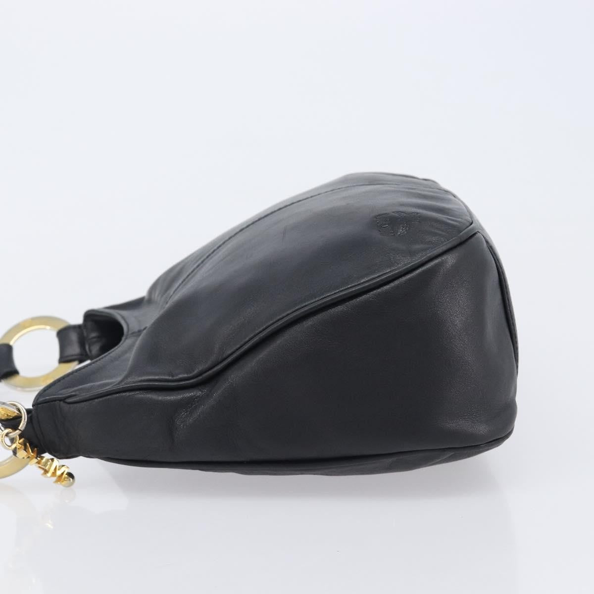 MCM Vintage Leather Black Leather Handbag (Pre-Owned)