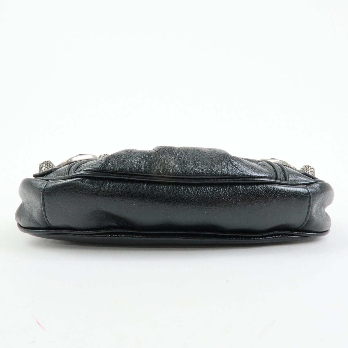 Balenciaga Le Cagole Giant Studs Chain Leather Black Leather Shoulder Bag Bag (Pre-Owned)