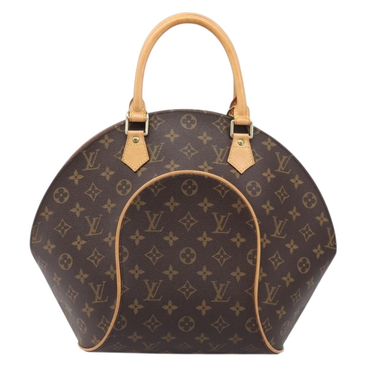 Louis Vuitton Ellipse Monogram Canvas Brown Canvas Handbag (Pre-Owned)