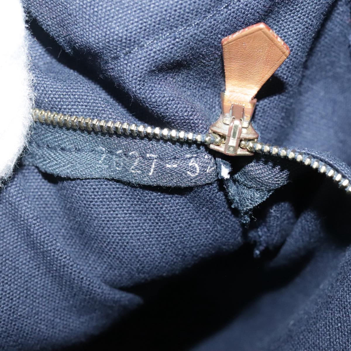 Hermès Toto Navy Canvas Tote Bag (Pre-Owned)