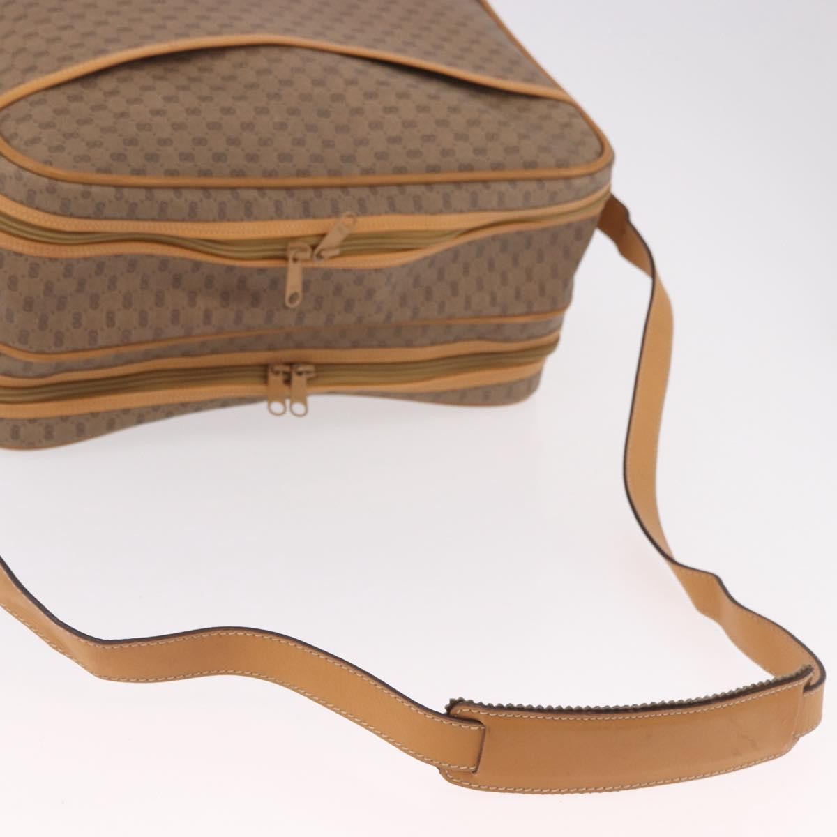 Gucci Micro Gg Canvas Canvas Beige Canvas Shoulder Bag Bag (Pre-Owned)