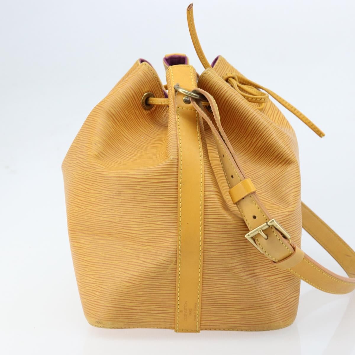 Louis Vuitton Petit Noe Nm Epi Leather Yellow Leather Shoulder Bag Bag (Pre-Owned)