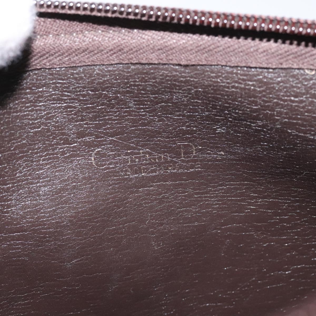 Dior Trotter Brown Canvas Shoulder Bag (Pre-Owned)