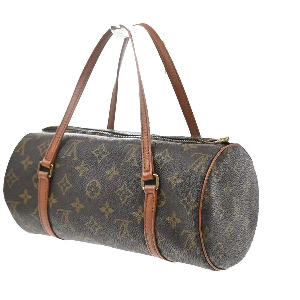 Louis Vuitton Papillon Monogram Brown Canvas Handbag (Pre-Owned)