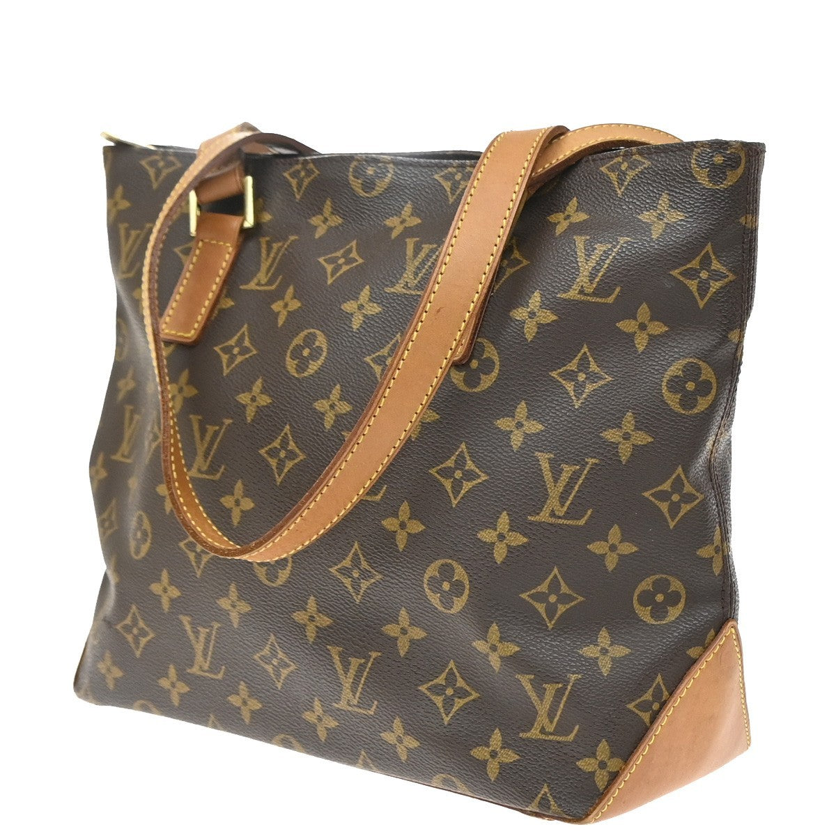 Louis Vuitton Cabas Piano Monogram Canvas Brown Canvas Tote Bag Bag (Pre-Owned)