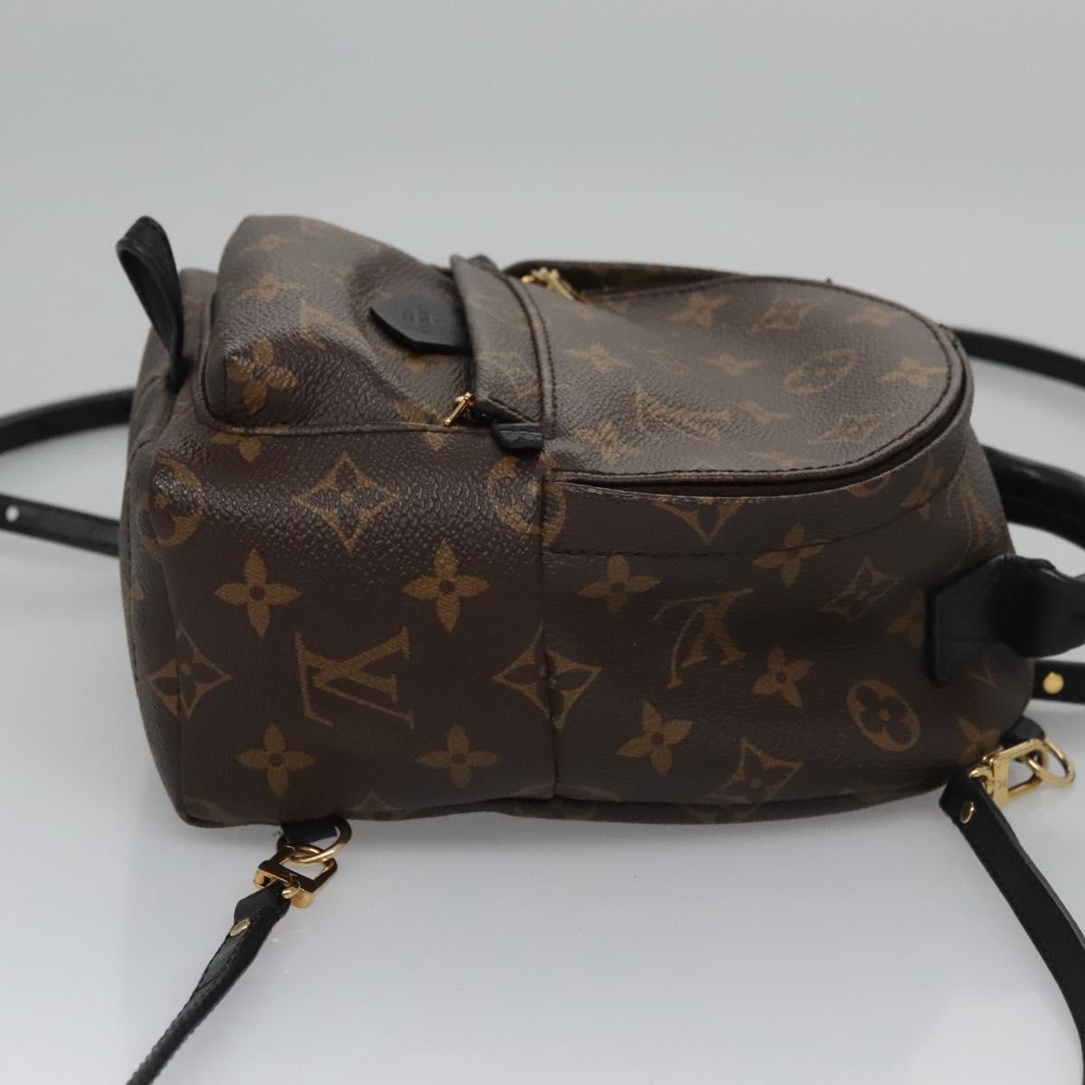 Louis Vuitton Palm Springs Brown Canvas Backpack Bag (Pre-Owned)