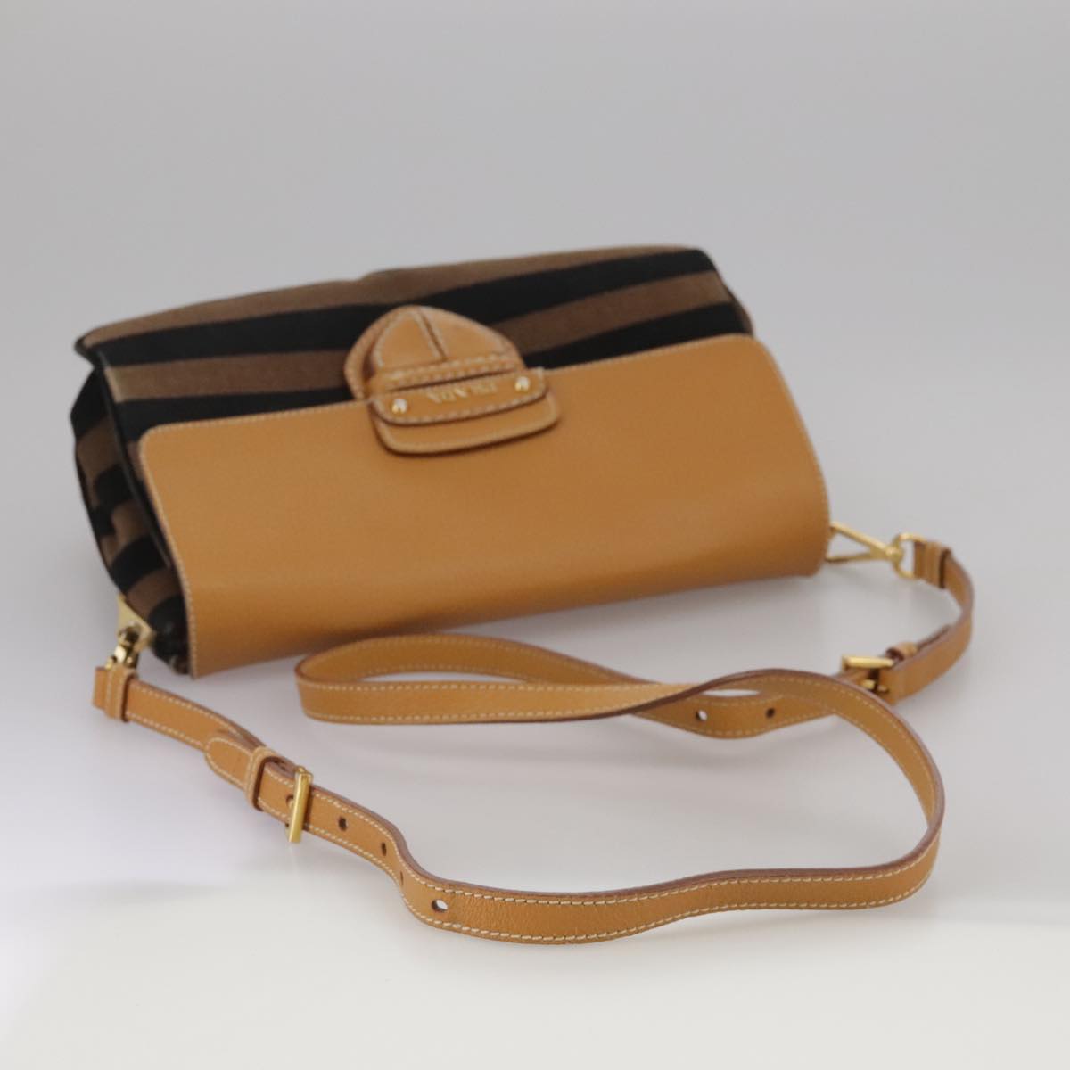 Prada Canapa Multicolour Canvas Shoulder Bag (Pre-Owned)