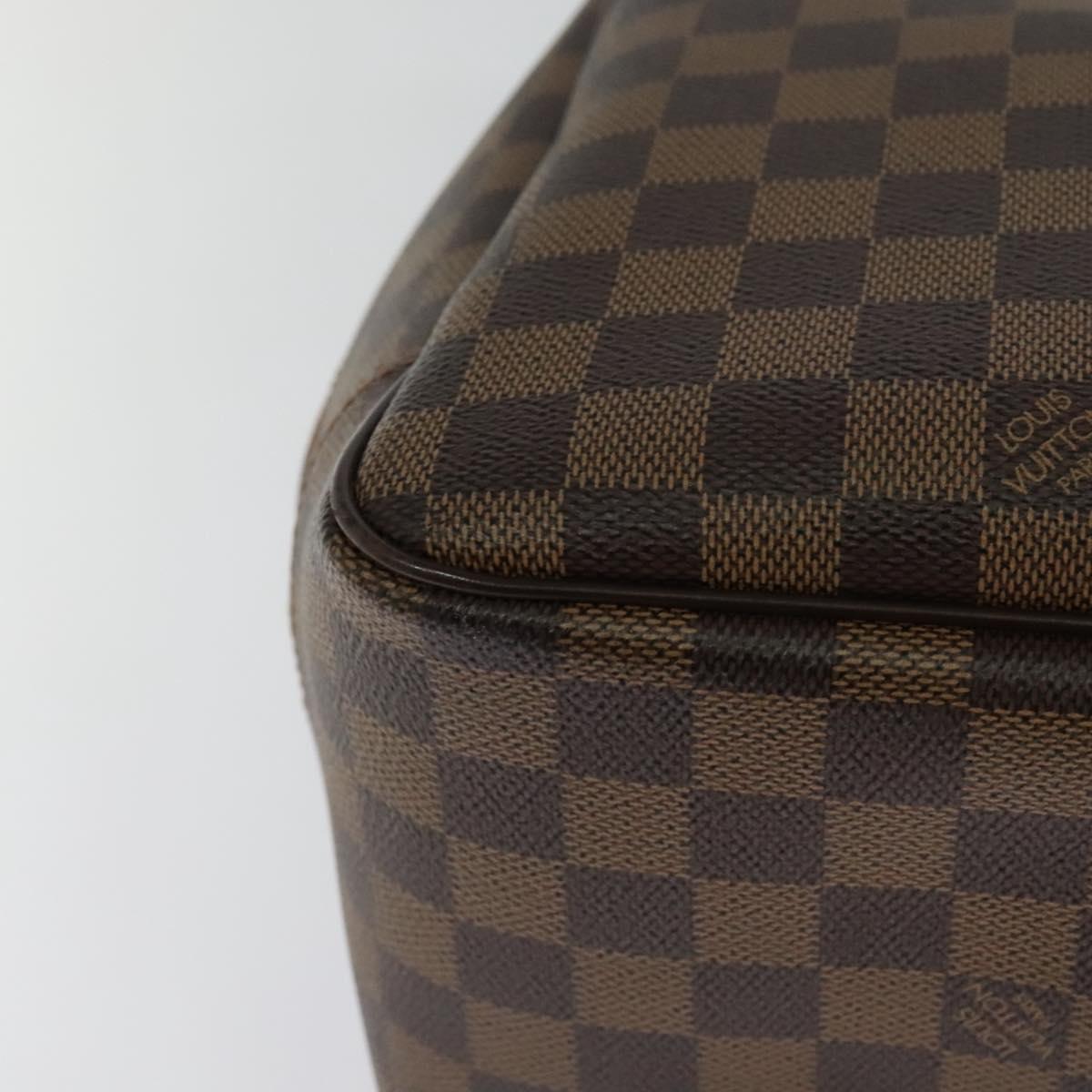 Louis Vuitton Deauville Brown Canvas Handbag (Pre-Owned)