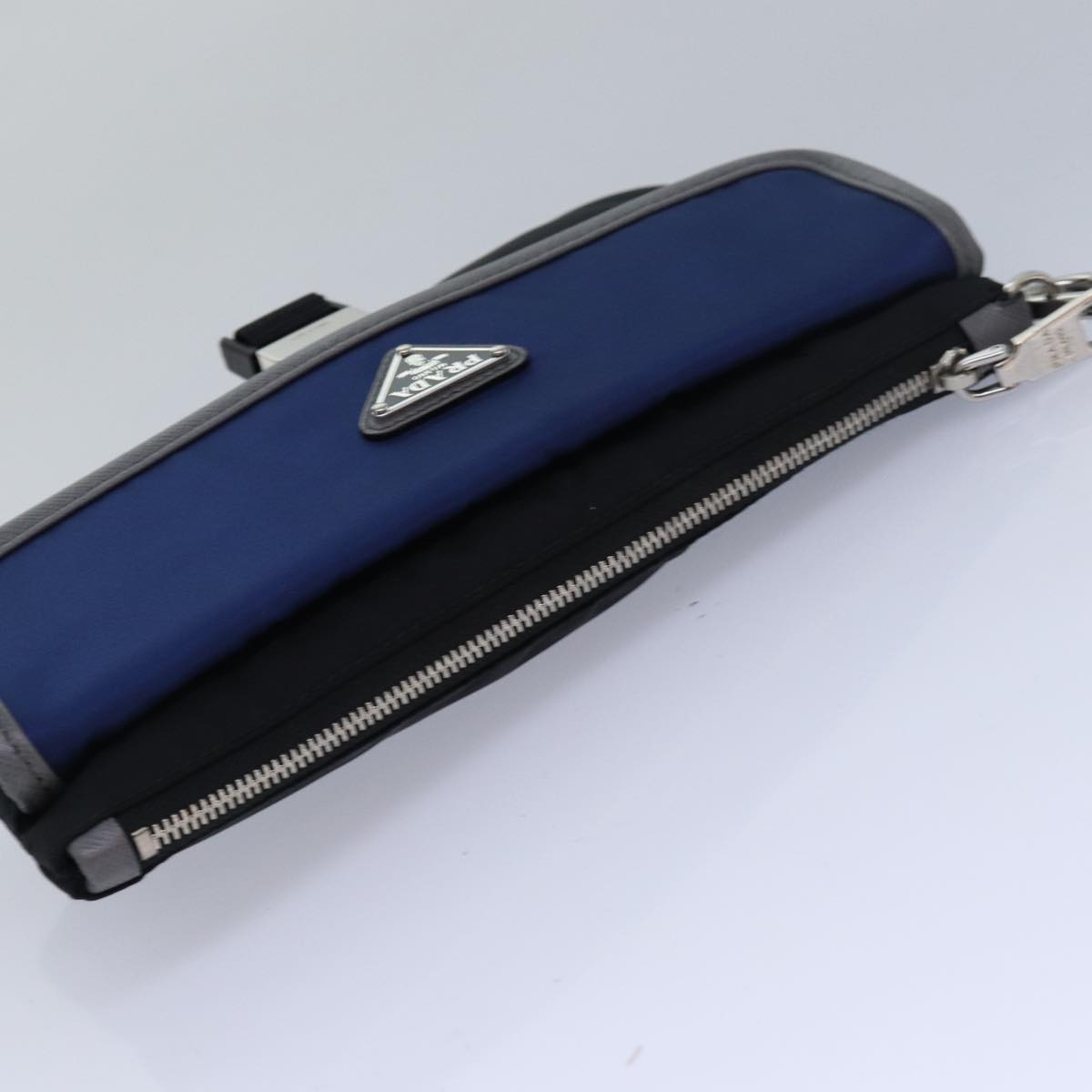 Prada Black Synthetic Clutch Bag (Pre-Owned)