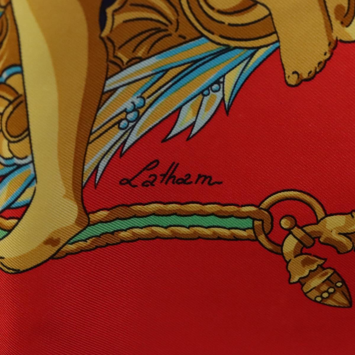 Hermès Red Silk Scarf (Pre-Owned)