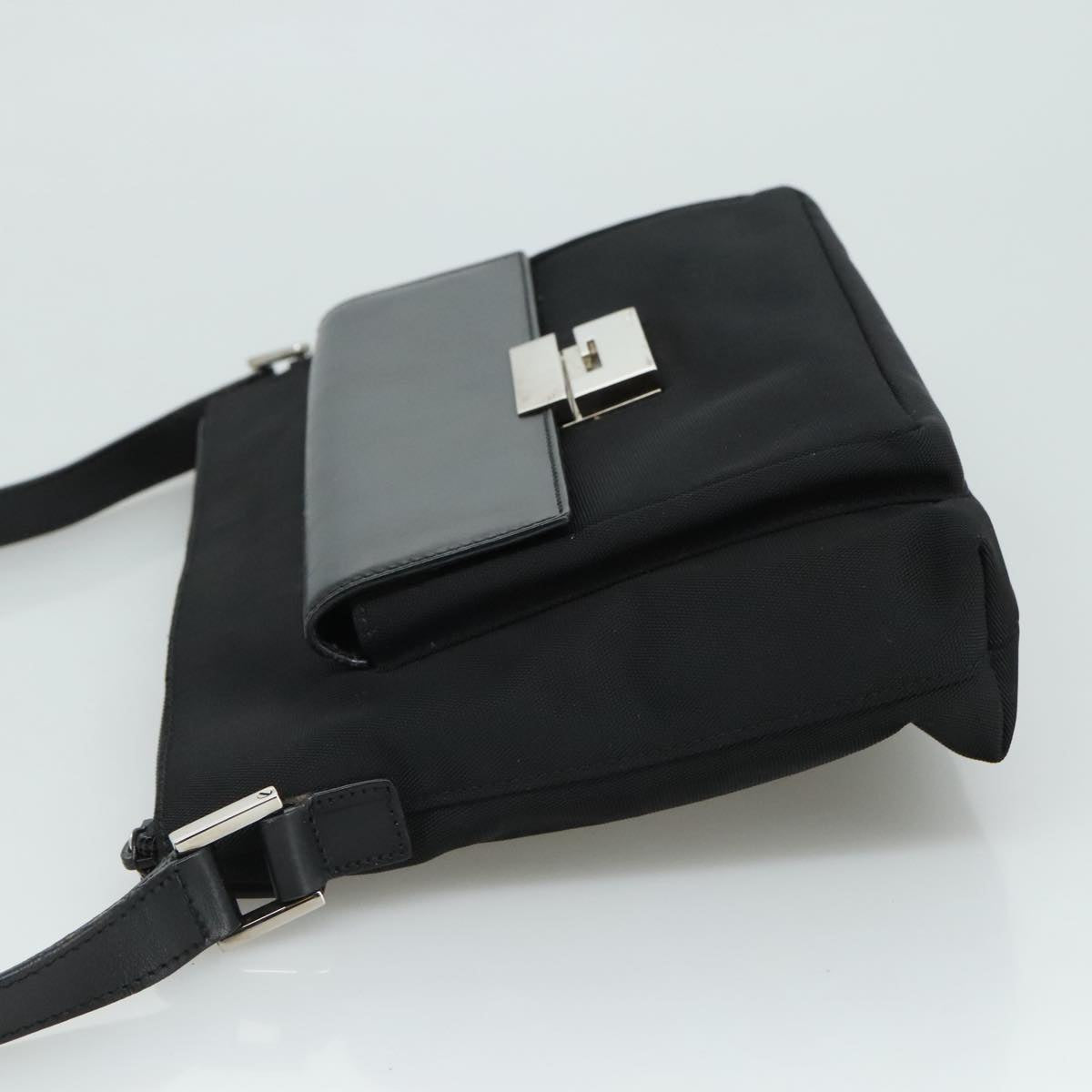 Gucci Black Synthetic Shoulder Bag (Pre-Owned)