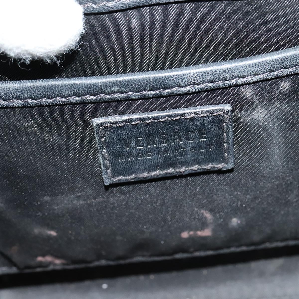 Versace Black Patent Leather Handbag (Pre-Owned)