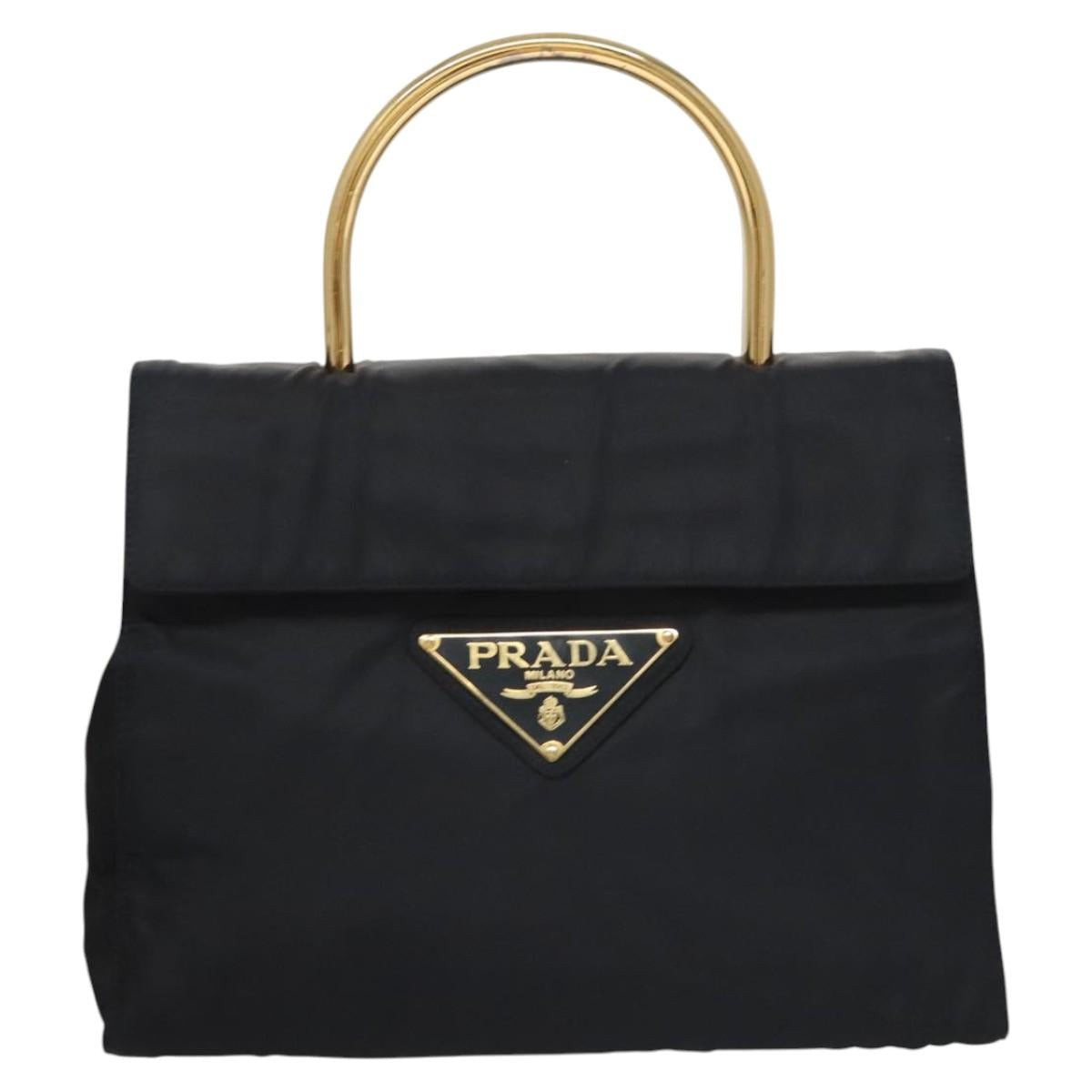 Prada Navy Nylon Handbag (Pre-Owned)
