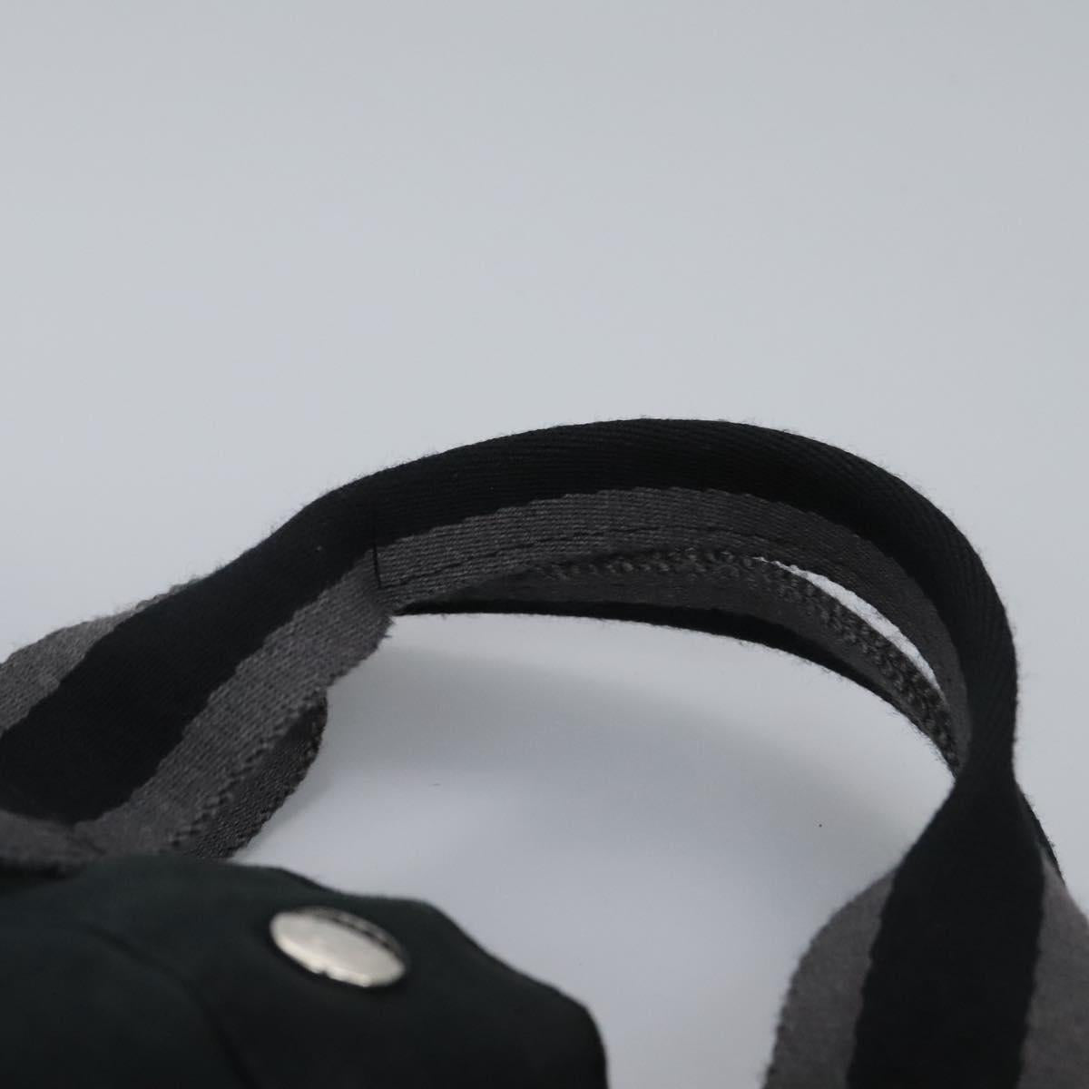 Hermès Toto Black Canvas Tote Bag (Pre-Owned)
