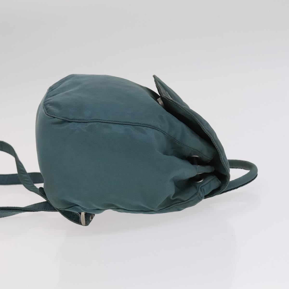 Prada Re-Nylon Blue Synthetic Backpack Bag (Pre-Owned)
