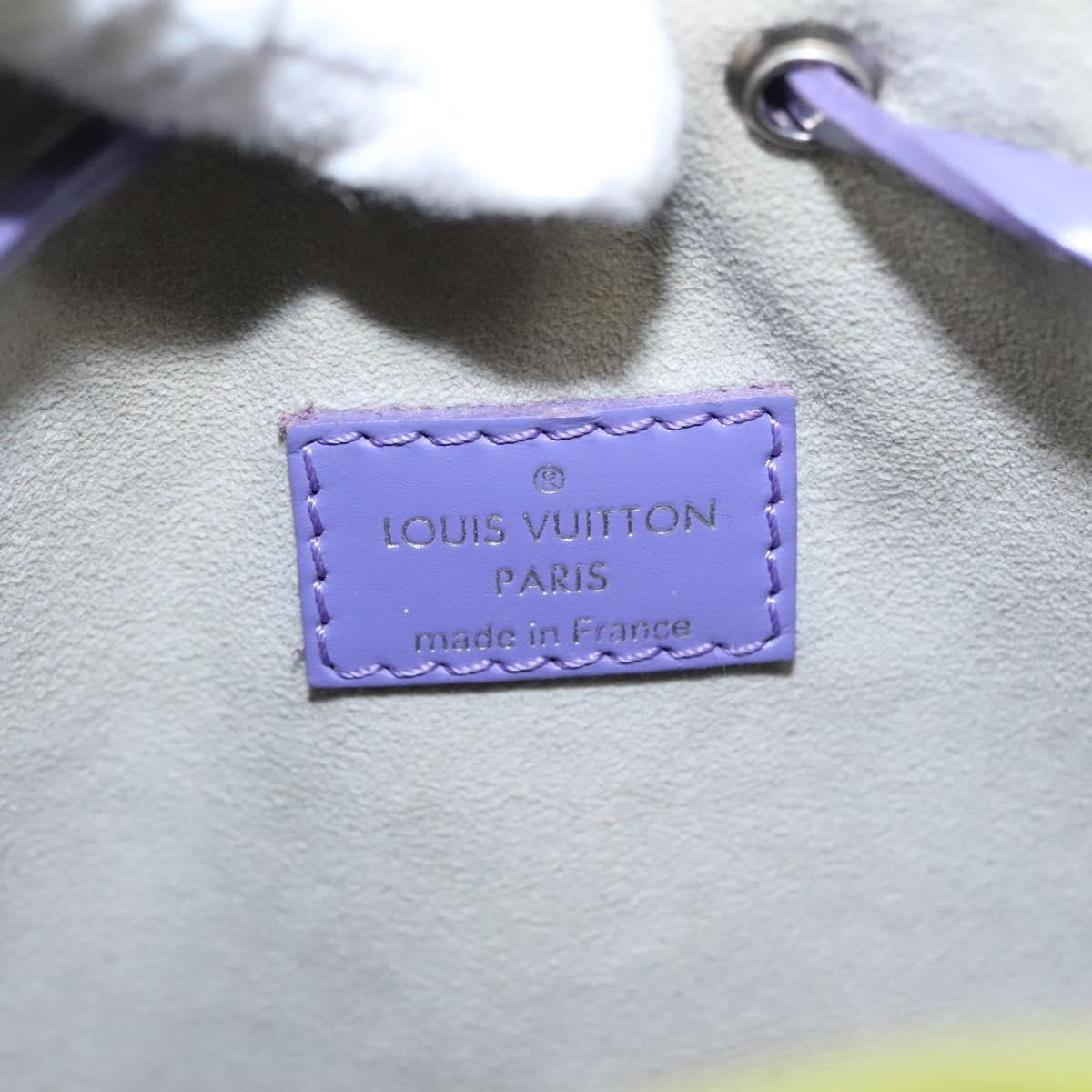 Louis Vuitton Nano Noé Yellow Leather Shoulder Bag (Pre-Owned)