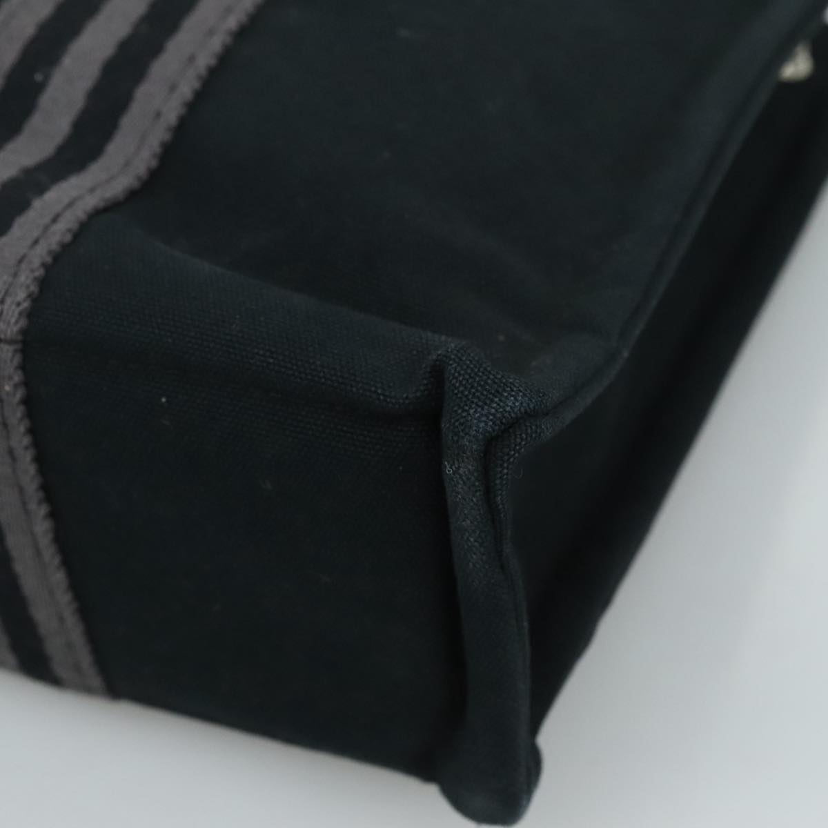 Hermès Fourre Tout Black Canvas Tote Bag (Pre-Owned)