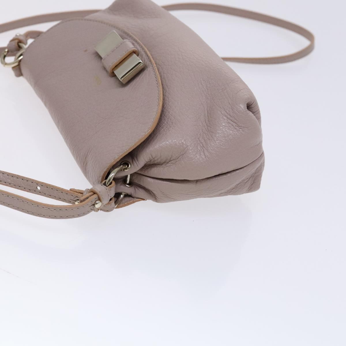 Chloé Lily Beige Leather Shoulder Bag (Pre-Owned)