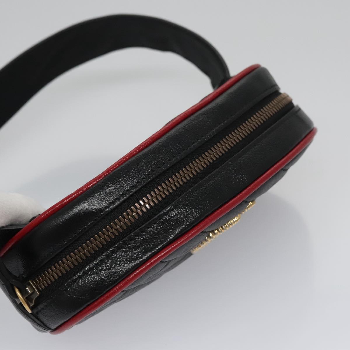 Gucci Marmont Black Leather Clutch Bag (Pre-Owned)
