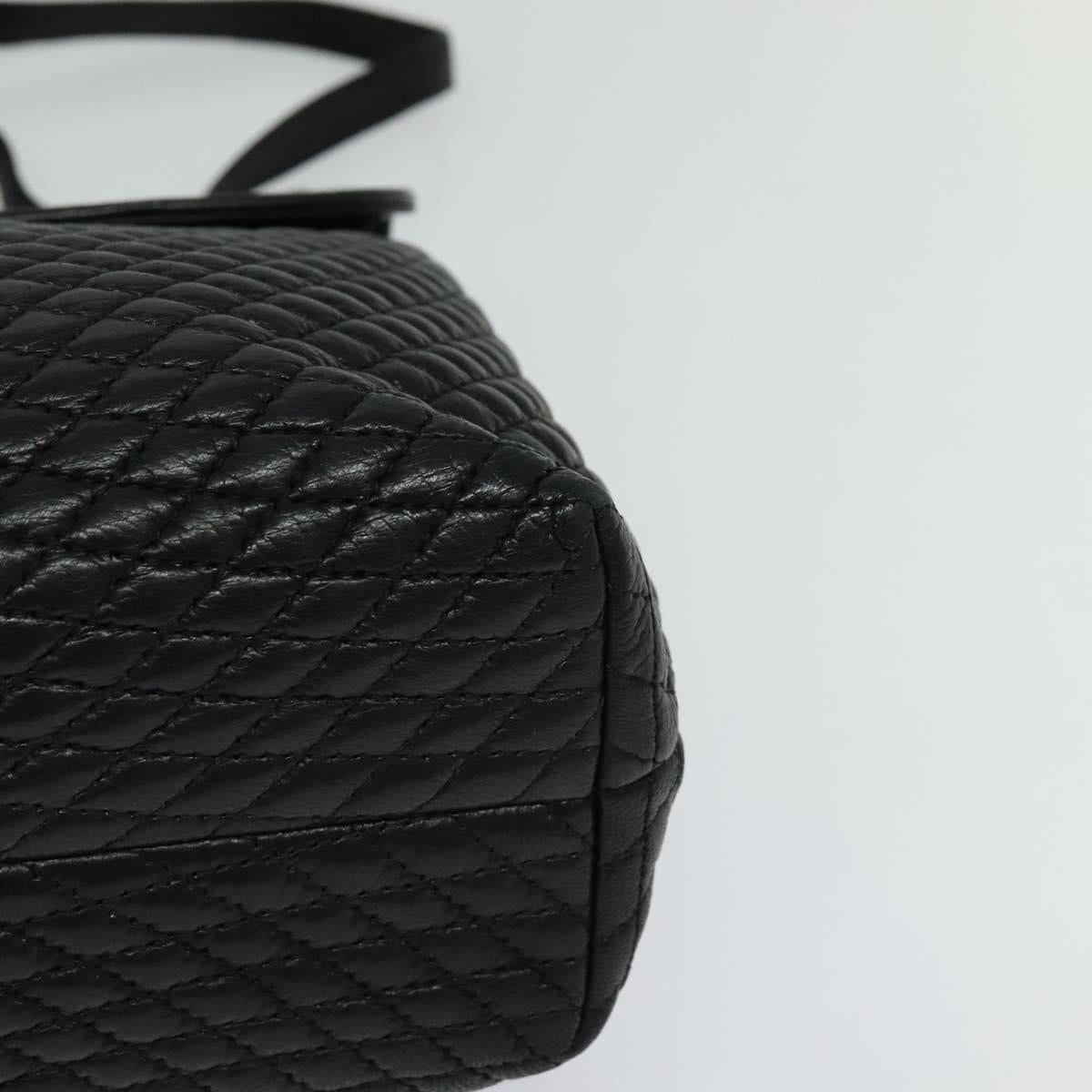 Bally Black Leather Handbag (Pre-Owned)