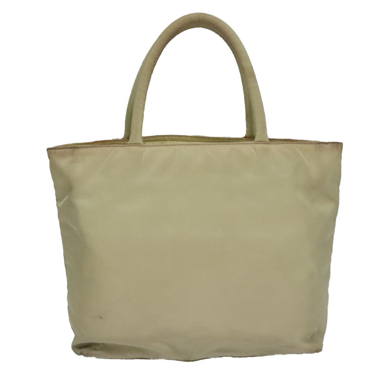 Prada Beige Synthetic Handbag (Pre-Owned)
