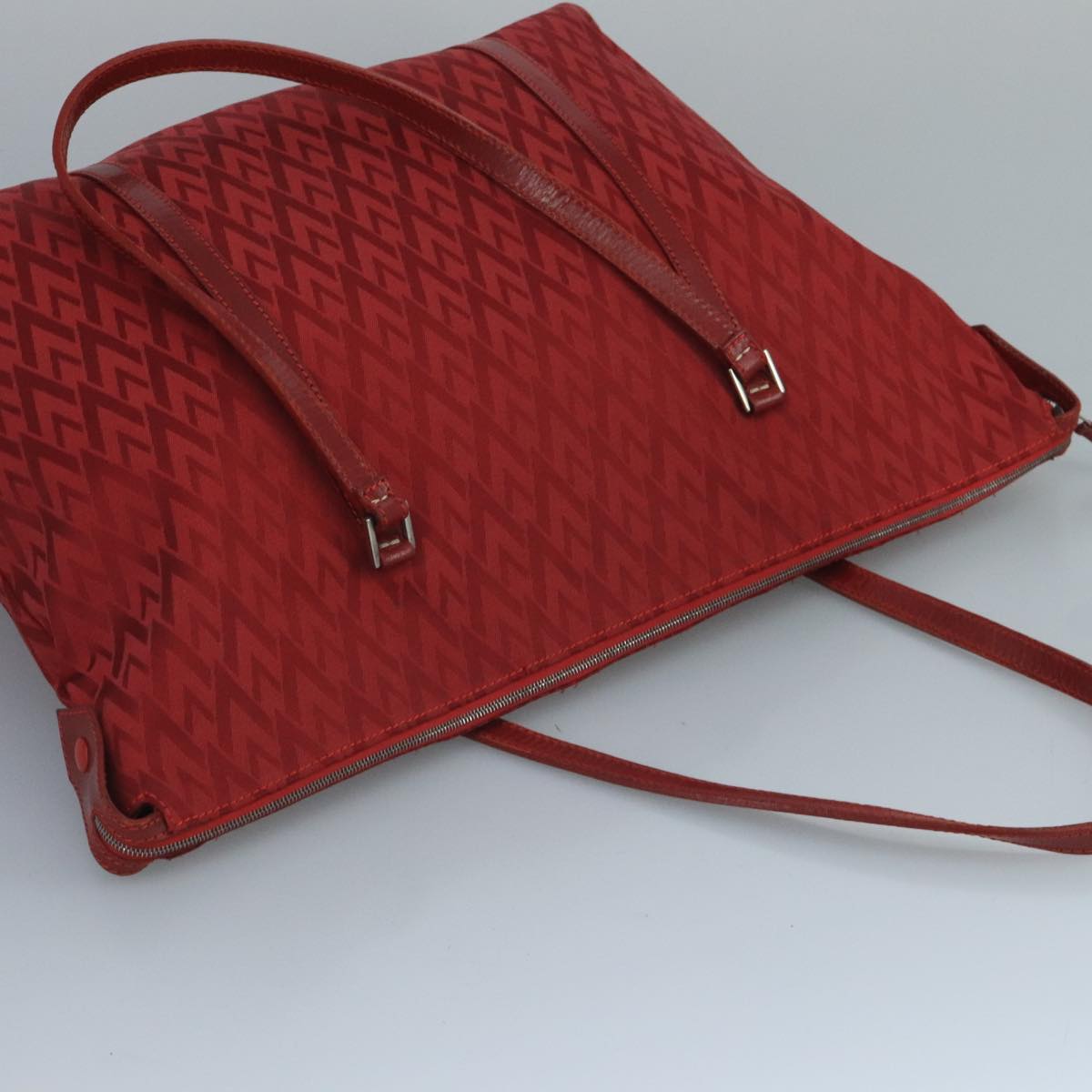 Valentino Garavani Red Canvas Tote Bag (Pre-Owned)