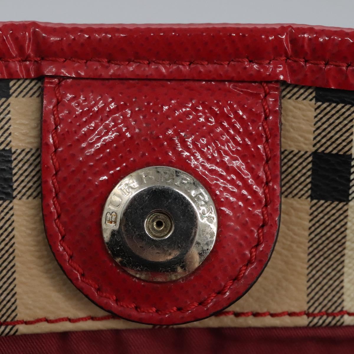 Burberry Nova Check Beige Canvas Shoulder Bag (Pre-Owned)