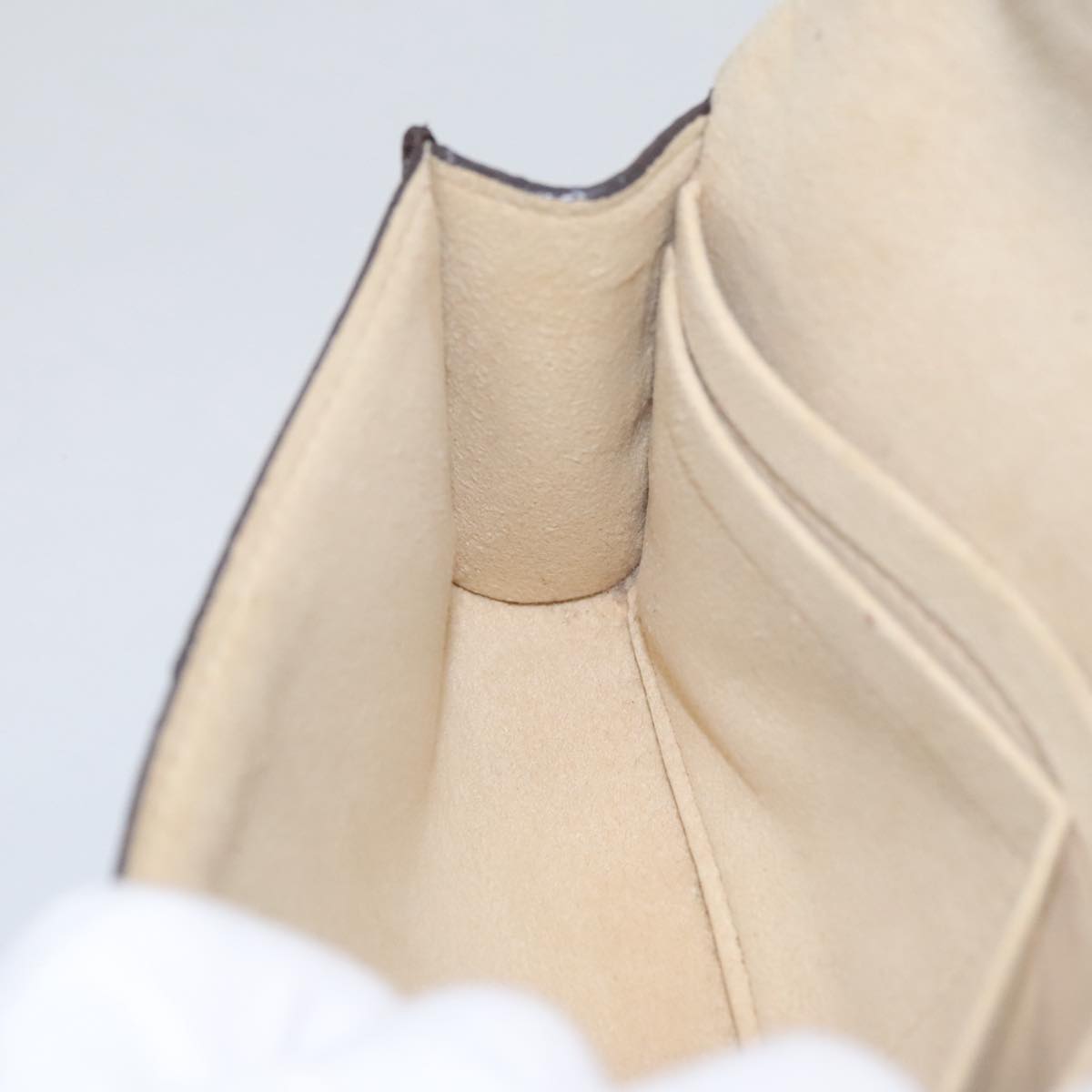Louis Vuitton Brown Canvas Clutch Bag (Pre-Owned)