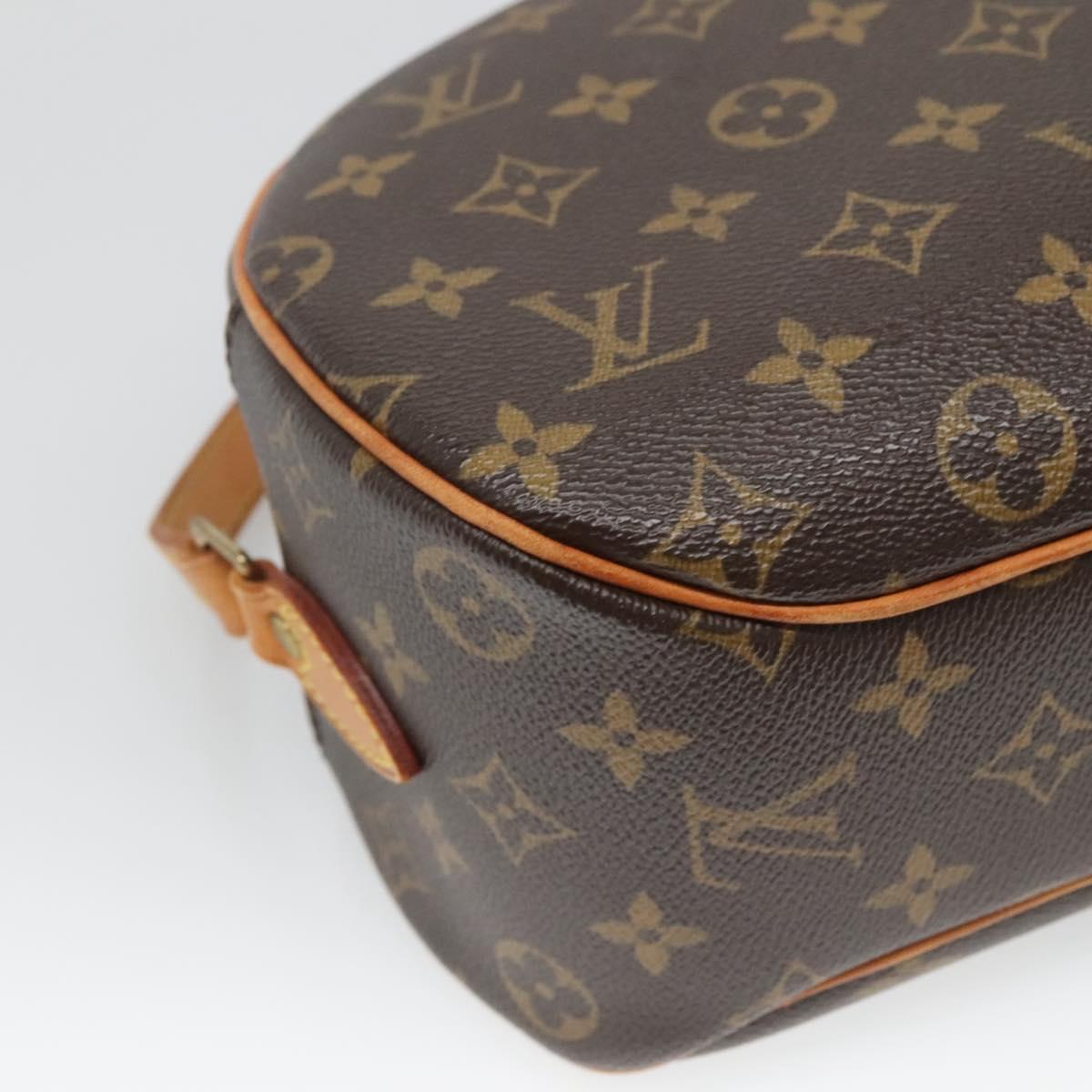 Louis Vuitton Blois Brown Canvas Shoulder Bag (Pre-Owned)