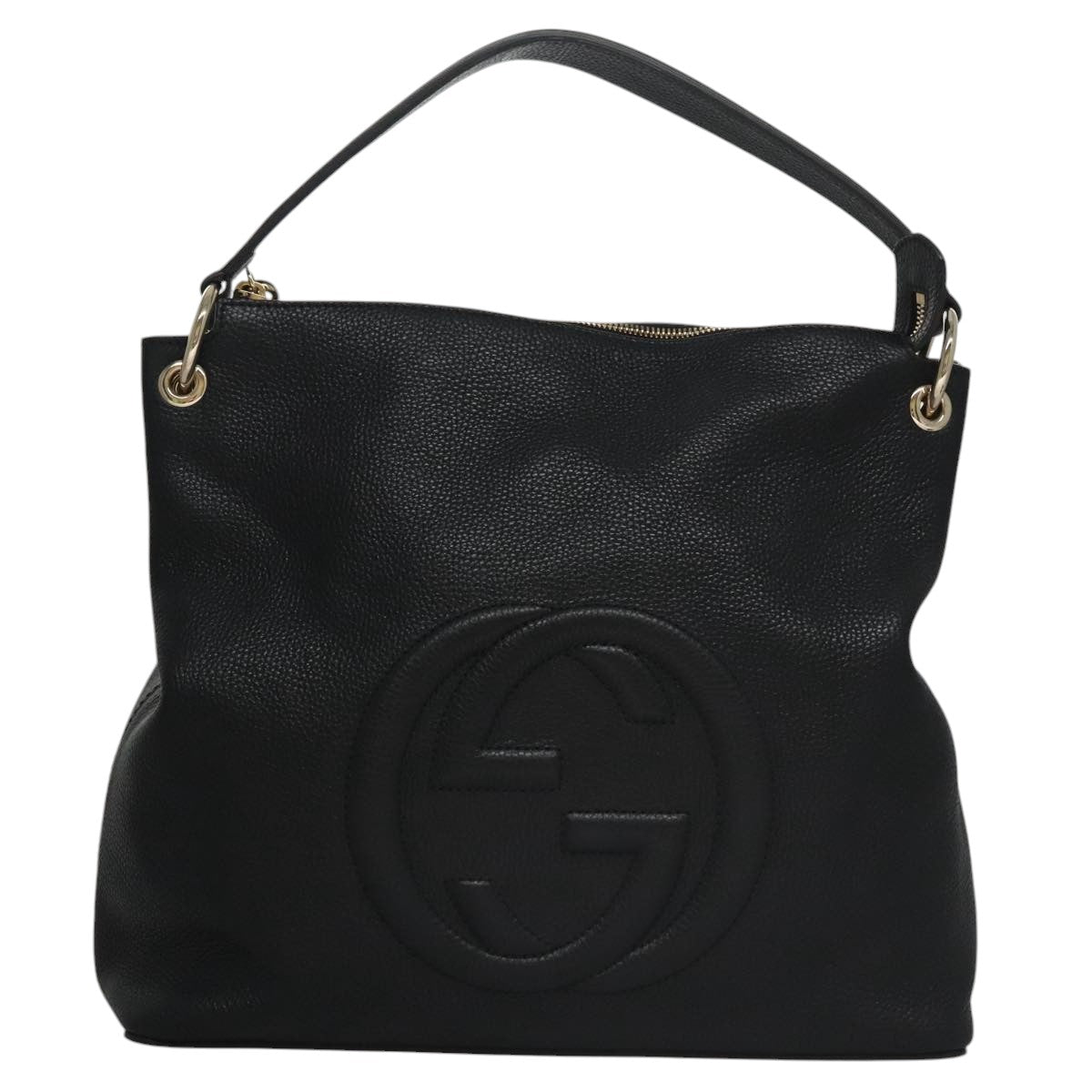 Gucci Soho Black Leather Handbag (Pre-Owned)