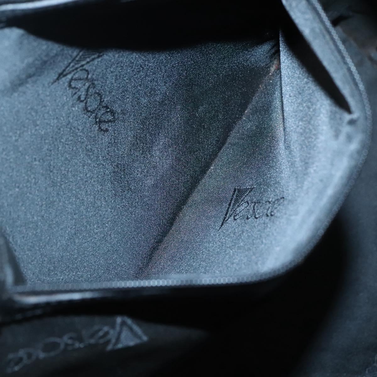 Versace Black Nylon Tote Bag (Pre-Owned)